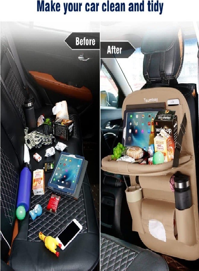 Pu Leather Car Seat Organizer - Image 4