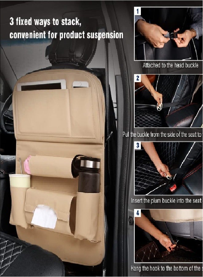 Pu Leather Car Seat Organizer - Image 5