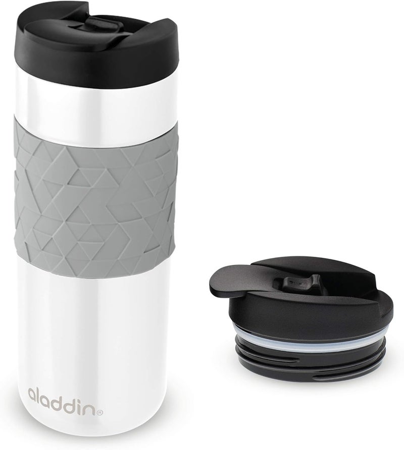 Aladdin Easy-Grip Leak-Lock™ Mug 0.47L White - Insulated Travel Mug with Leakproof Lid - Image 4