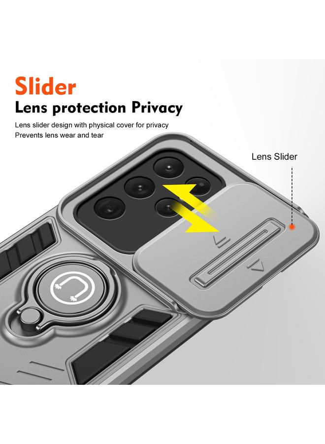 اس-توب جراب لهاتف Samsung Galaxy S24 Ultra 5G مع حامل حلقي من Camshield - Image 3