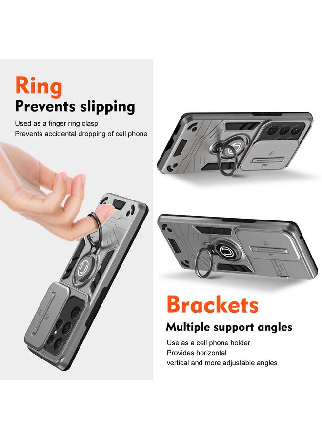 اس-توب جراب لهاتف Samsung Galaxy S24 Ultra 5G مع حامل حلقي من Camshield - Image 2