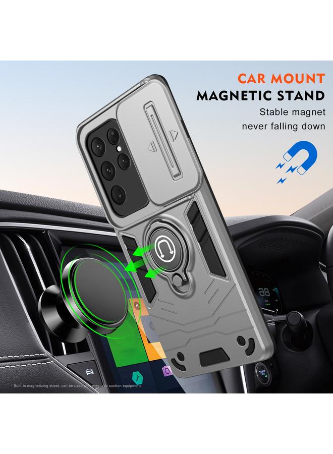 اس-توب جراب لهاتف Samsung Galaxy S24 Ultra 5G مع حامل حلقي من Camshield - Image 5