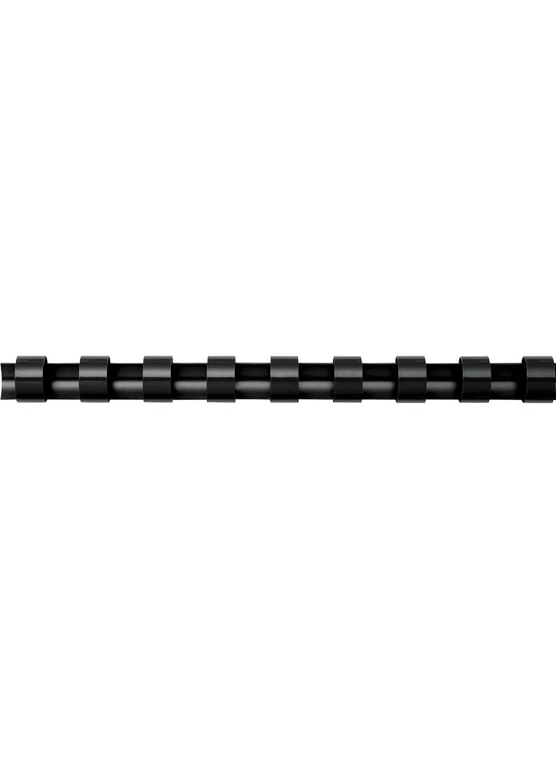 Fellowes Binding Combs Plastic Black 3/4 Inch 25 Pack (52509) - Image 1
