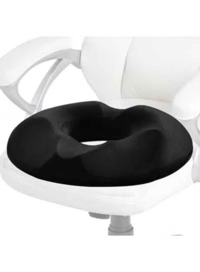 وسادة مقعد ميموري فوم – وسادة مريحة لتقويم الجلوس للمكتب والسيارة والجيمج، قاعدة مانعة للانزلاق مع ارتداد بطيء وسحاب مخفي - Image 4