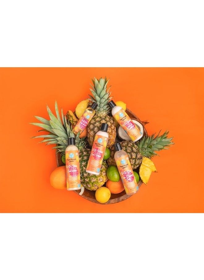 Curls Poppin Pineapple So So Smooth Vitamin C Leave In Conditioner- For Shiny, Longer, Thick & Healthy Hair - Protein Free Formula - For All Types, 8 Ounces  - Image 2