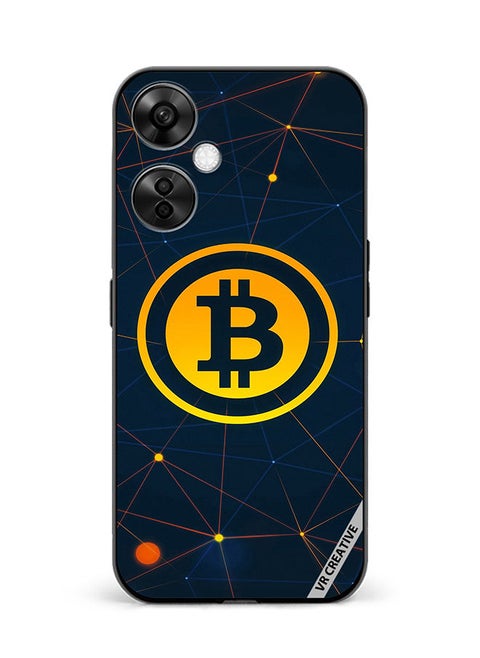 Protective Case Cover For OnePlus Nord CE 3 Lite Bitcoin Design Multicolour