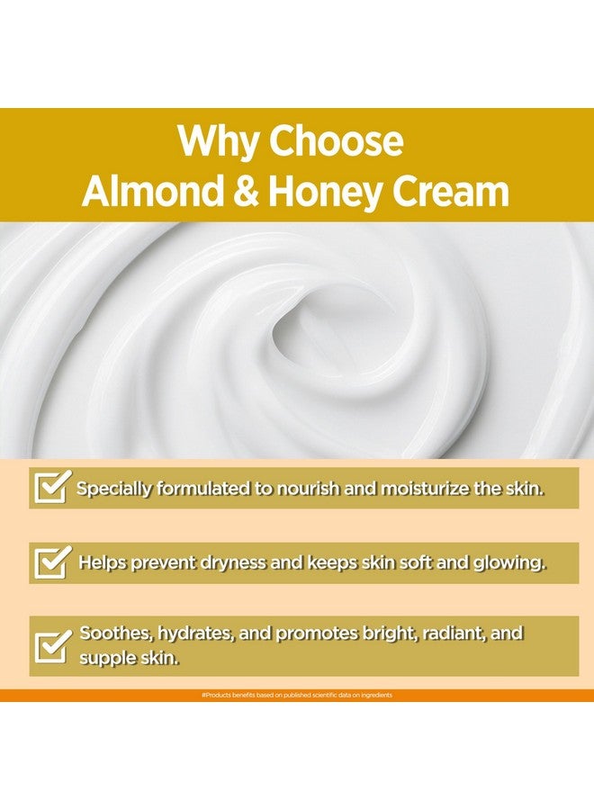 Multani Naturals Almond & Honey Cream | Deep Nourishing Hands & Body | Skin Cream with Natural Sunscreen For Glowing Skin | Protects for Dryness & Retains Natural Moisture 750 Ml - Image 4