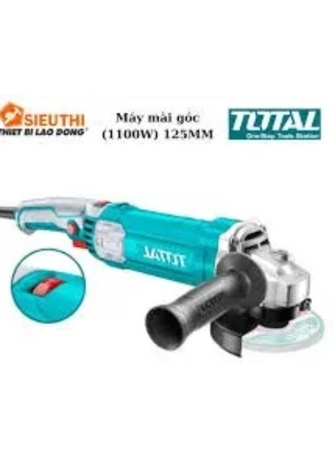 Total  Angle Grinder 1100 Watt  125 Mm  5" Inch With Variable Speed Tg110125565