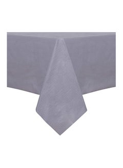 Generic Heavy Duty Vinyl Rectangle Tablecloth 152x305 cm,100% Waterproof, Oil & Spill Proof PVC Table, Wipe Clean for Dining, Parties, Camping, Reusable for Indoors & Outdoors (Light Grey)  - Image 2