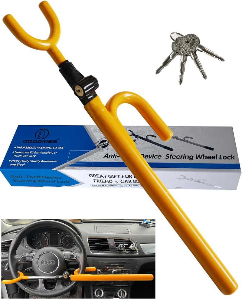 DODOMES Heavy Duty Steering Wheel Lock - Image 1