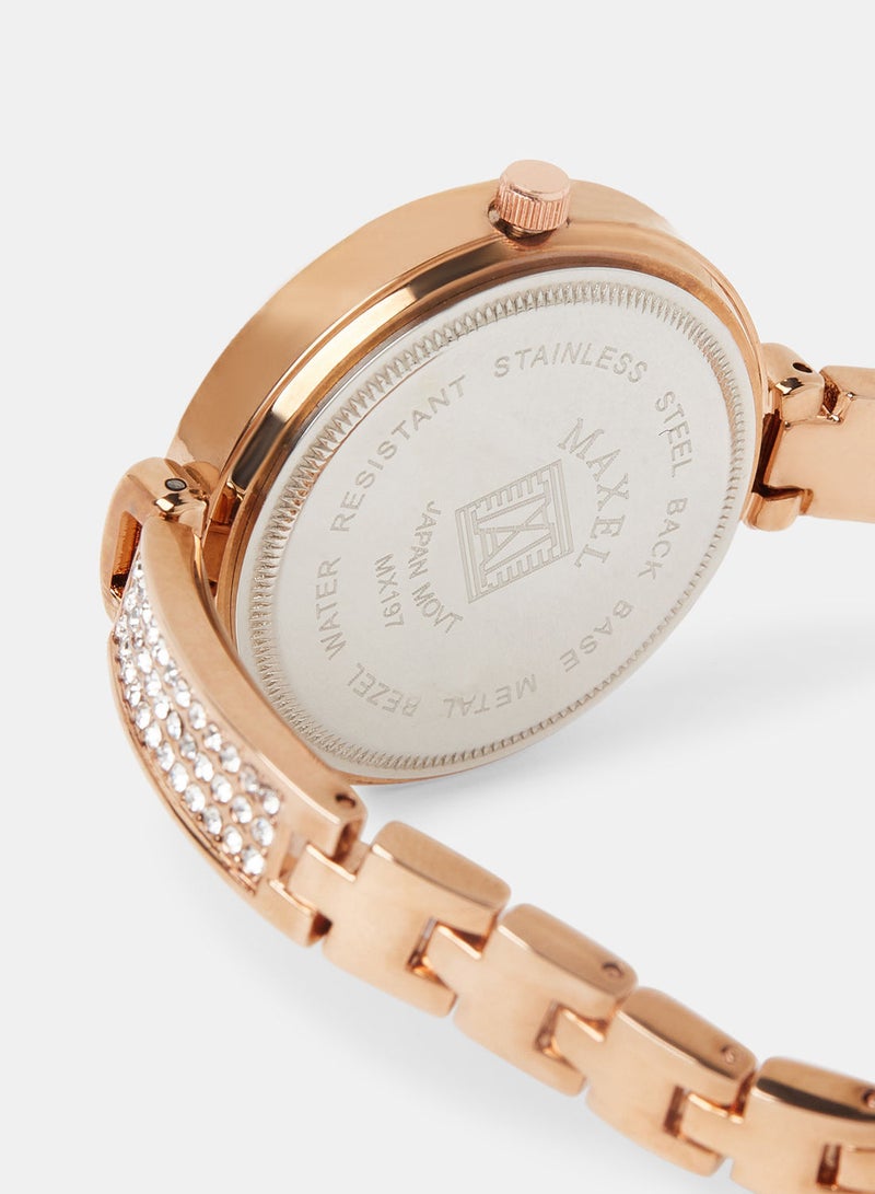 Maxel Women's Fashion Analog Wrist Watches MX322 - 28mm - Image 4