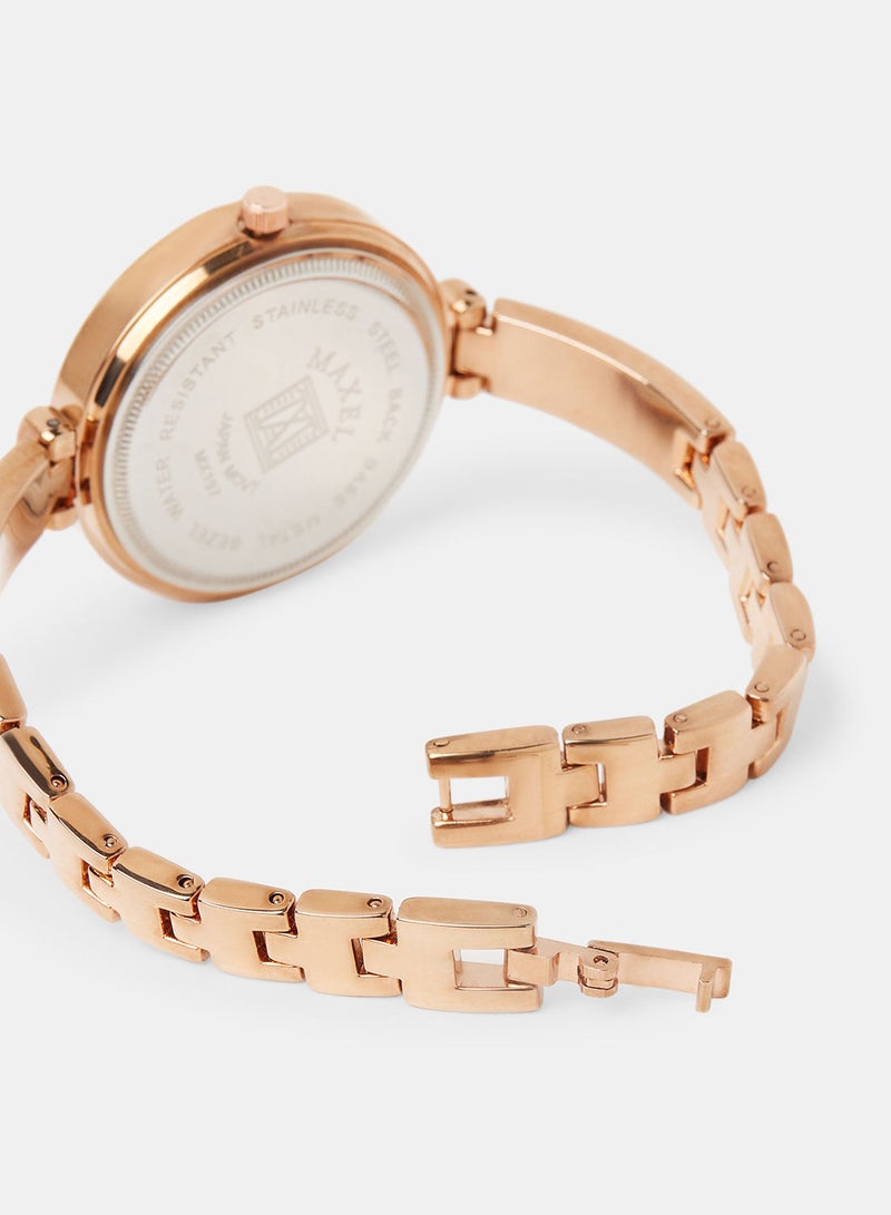 Maxel Women's Fashion Analog Wrist Watches MX322 - 28mm - Image 3