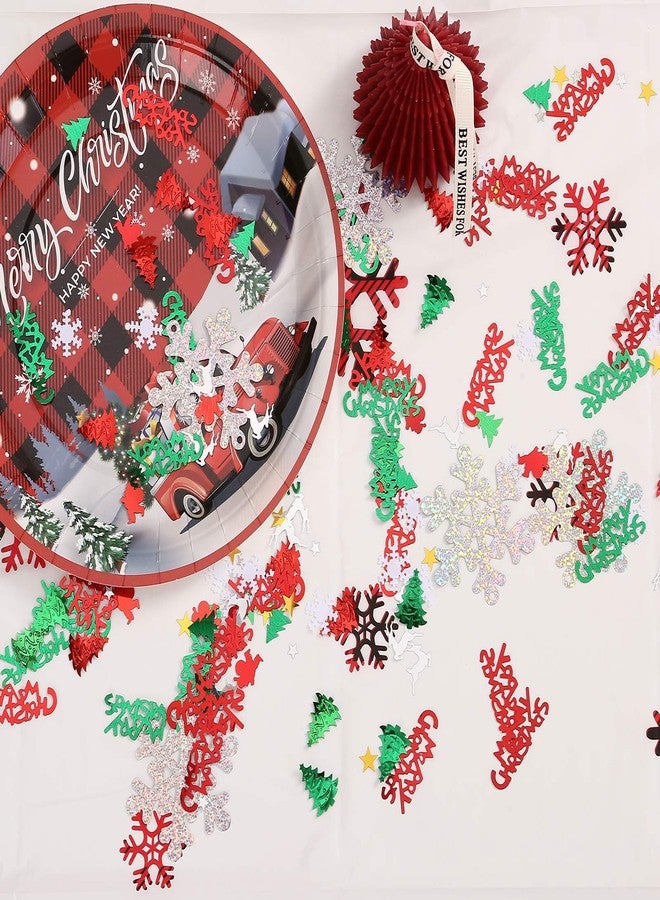 KALOR Christmas Snowflake and Merry Letter Confetti - 60g Table Decoration for Christmas Tree and Party - Image 4
