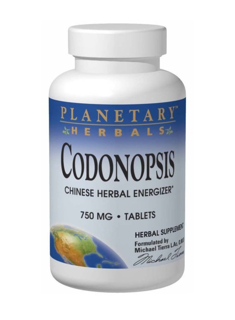 PLANETARY HERBALS كودونوبس من بلانيتري هيربالز، 750 ملغ، 120 قرص