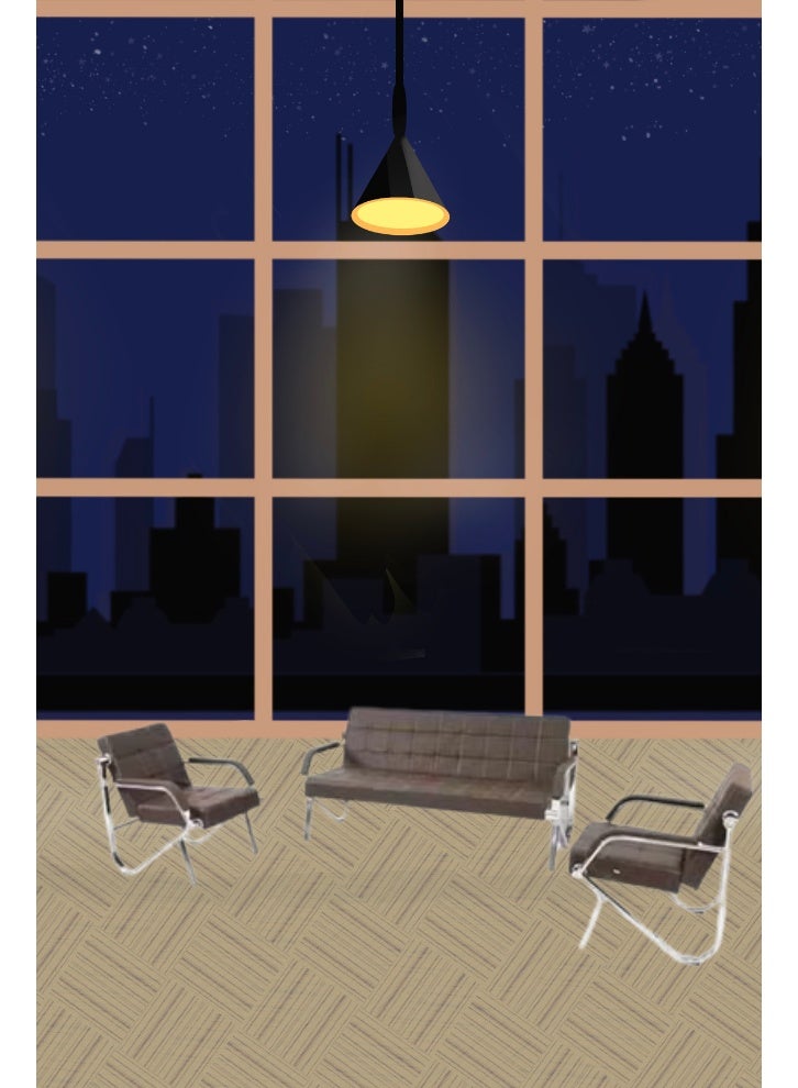 أثاث النخبة طقم أريكة مكتب من القماش بلون بني فاتح، مكون من 3 قطع - مقاعد استقبال مريحة بإطار من الكروم - أثاث عصري لمنطقة الانتظار - Image 4