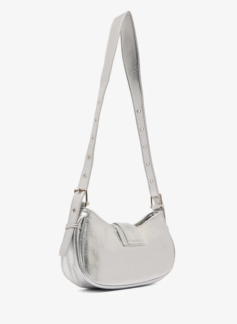 ELLA East-To-West Metal Buckle Bag