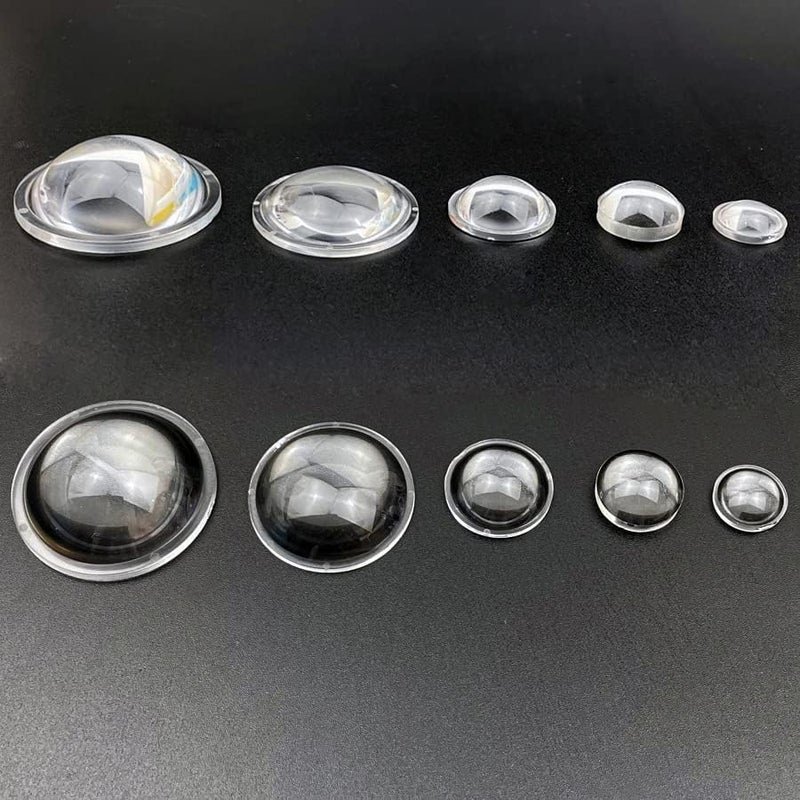 High Borosilicate Glass Transparent Condenser Lens for Zoom LED Flashlight & Bike Head Lamp - 10mm to 38mm Diameter Options(20mm 5Pieces) - Image 2