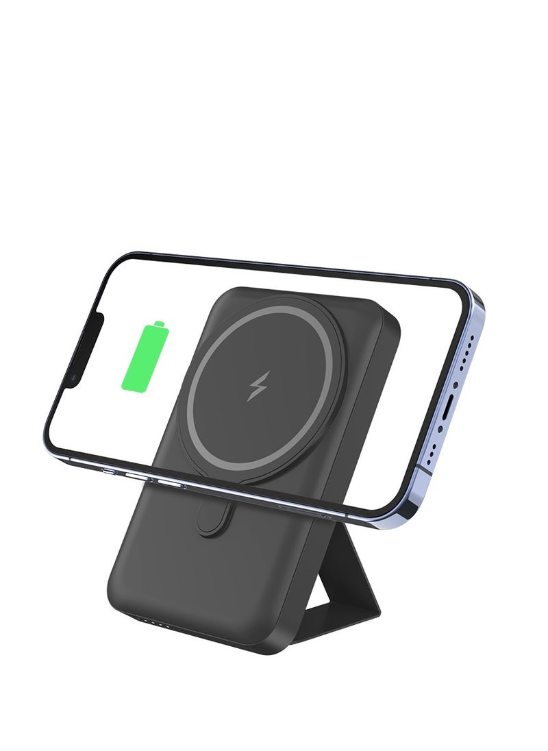 GULFLINK - Fast Magnetic Portable Power Bank Charger for Apple iPhone 12/13/14/15 series 10000mah Black - Image 1