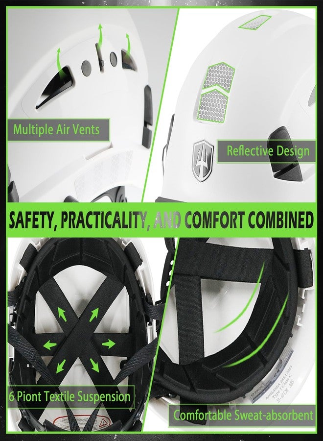 GREEN DEVIL Hard Hat with Bluetooth Ear Muffs and Visor Vented Work Safety Helmet for Men Women ANSI Z89.1 Approved Hardhat Cascos de Construccion Ideal for Industrial & Construction - Image 4