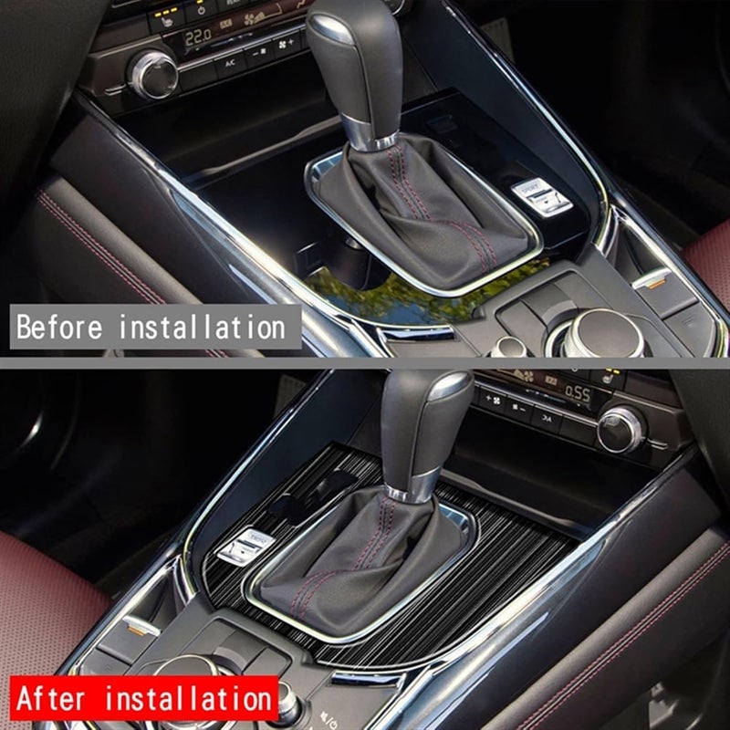 Vuzmode Stainless Steel Gear Shift Panel Trim for Mazda CX-9 - Image 4