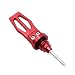 Qurbuns Motorcycle Oil Dipstick Aluminum Alloy Engine Oil Tank Dipstick Durable Motorbike Oils Level Measurement Tool Universal for Most Motorcycles Red - Image 2
