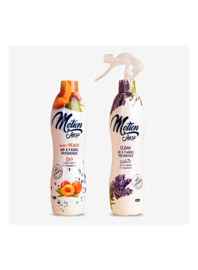 عرض خاص معطر جو (كلين بخاخ+خوخ غيار) 400 مل