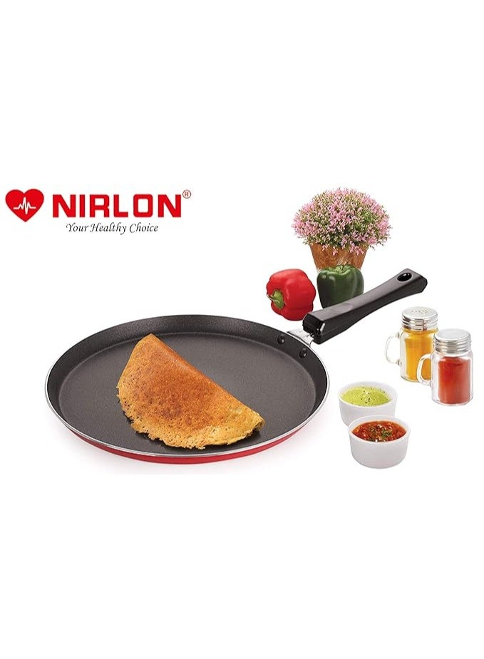 Nirlon Non Stick cookware 5mm Aluminium dosa tawa/roti tawa/Flat tawa 27cm - Image 2