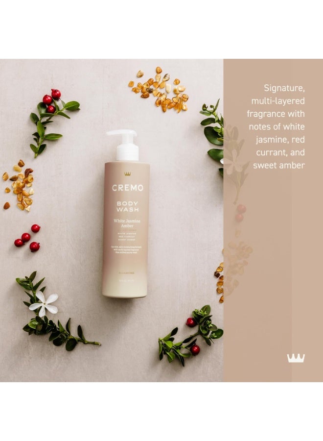 Cremo Skin Moisturizing White Jasmine Amber Women's Body Wash, Notes of White Jasmine, Red Currant, and Sweet Amber, 16 Fl Oz - Image 2