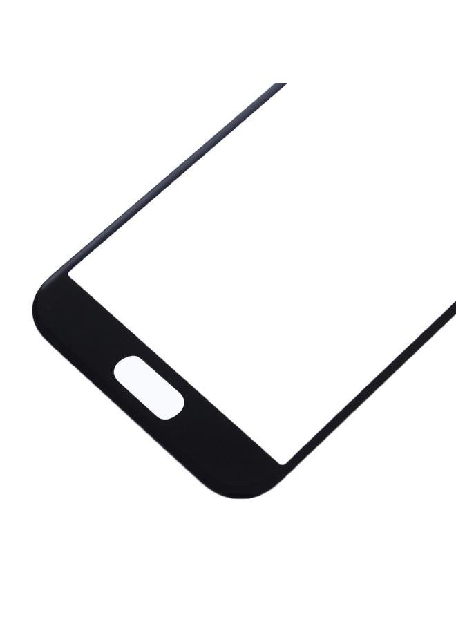 إيروريكس لـ Samsung Galaxy A7 (2017) / A720، 10 قطع من عدسة الزجاج الخارجي للشاشة الأمامية (أسود) - Image 5