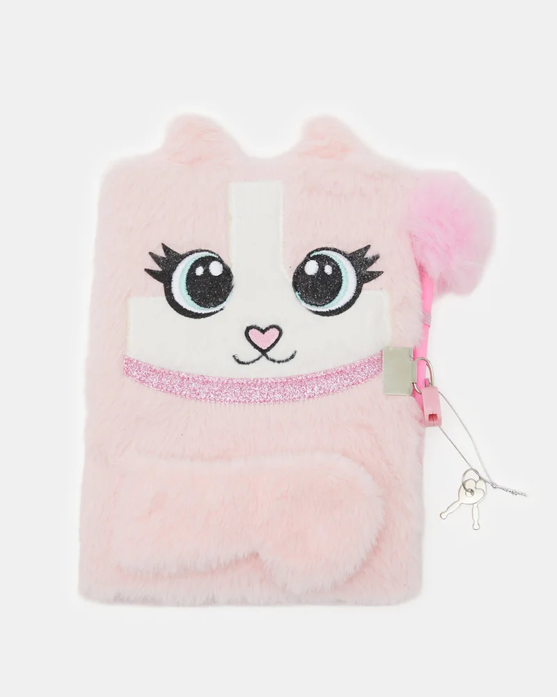 Redtag Pink Embellished Notebook