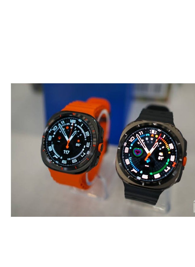 Ultra Smart Ultra Watch is a very distinctive watch, similar to Samsung. The watch is water resistant and has a long battery life. The color is orange.  - Image 2