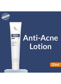 FIXDERMA Salyzap Lotion Night Time, With Salicylic Acid Helps In Moisture Balance, For Acne Scars, Pimples, Unclogs Pores, Exfoliator, Soothes Redness, Suitable For Oily And Acne-Prone Skin, 20Ml  - Image 2