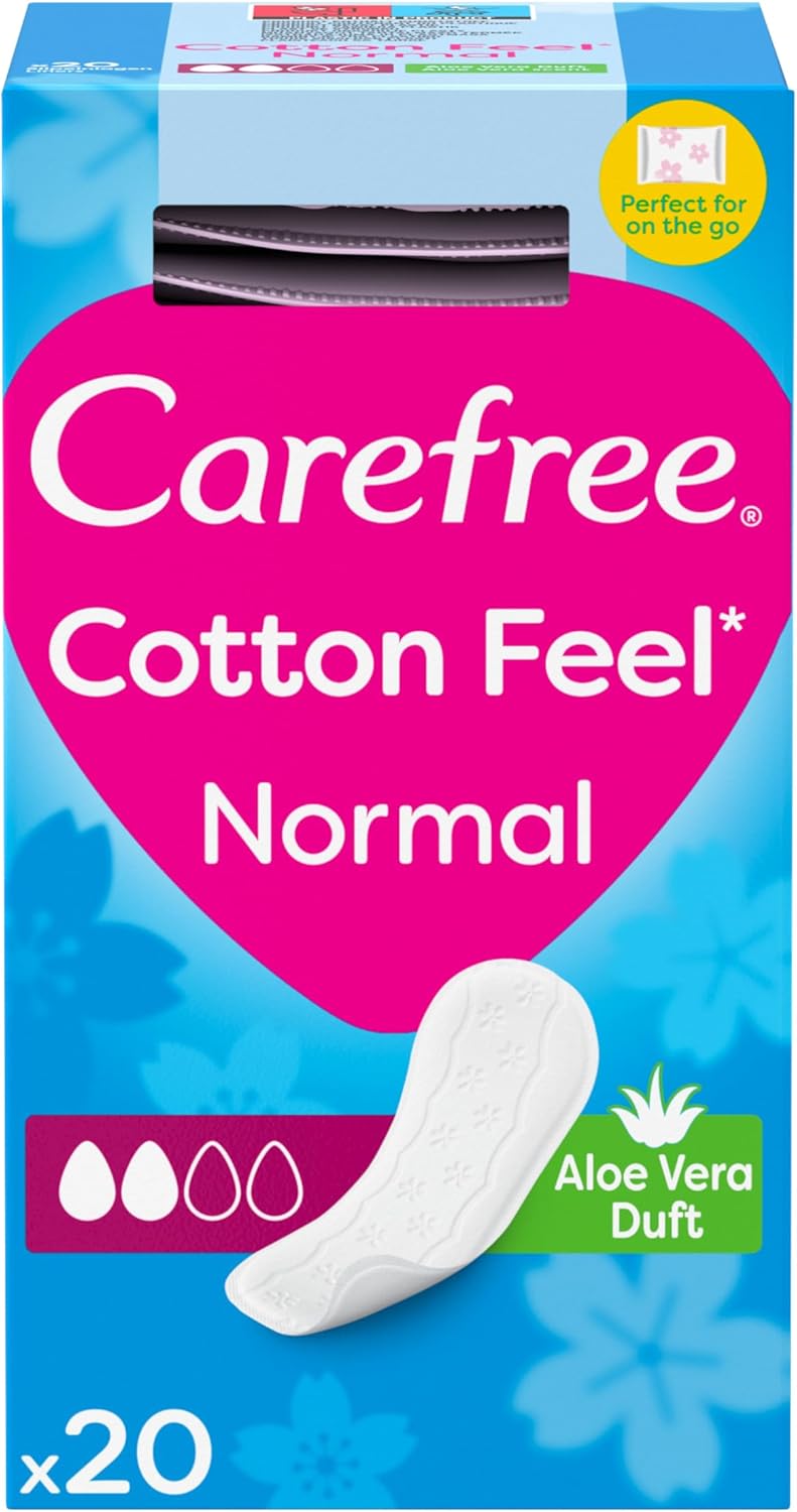 Carefree Carefree Panty Liners Breathable Aloe 20