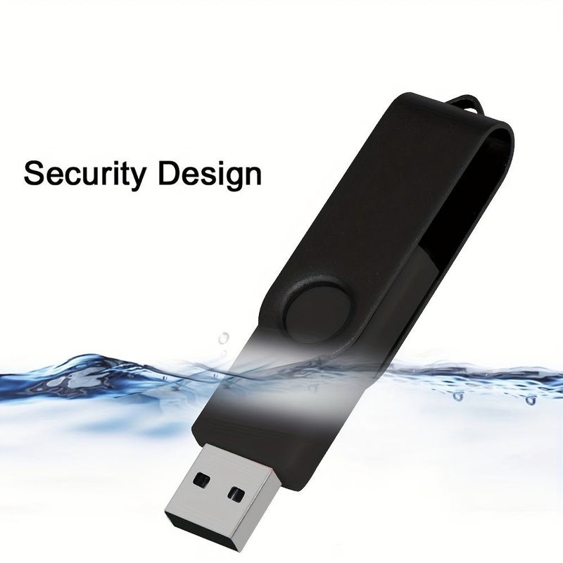 USB فلاش درايف سعة 1 جيجابايت أزرق معدني قلم درايف USB 2.0 عالي السرعة للتخزين للكمبيوتر الشخصي واللابتوب والتابلت ومشغل السيارة وجهاز الألعاب - Image 2