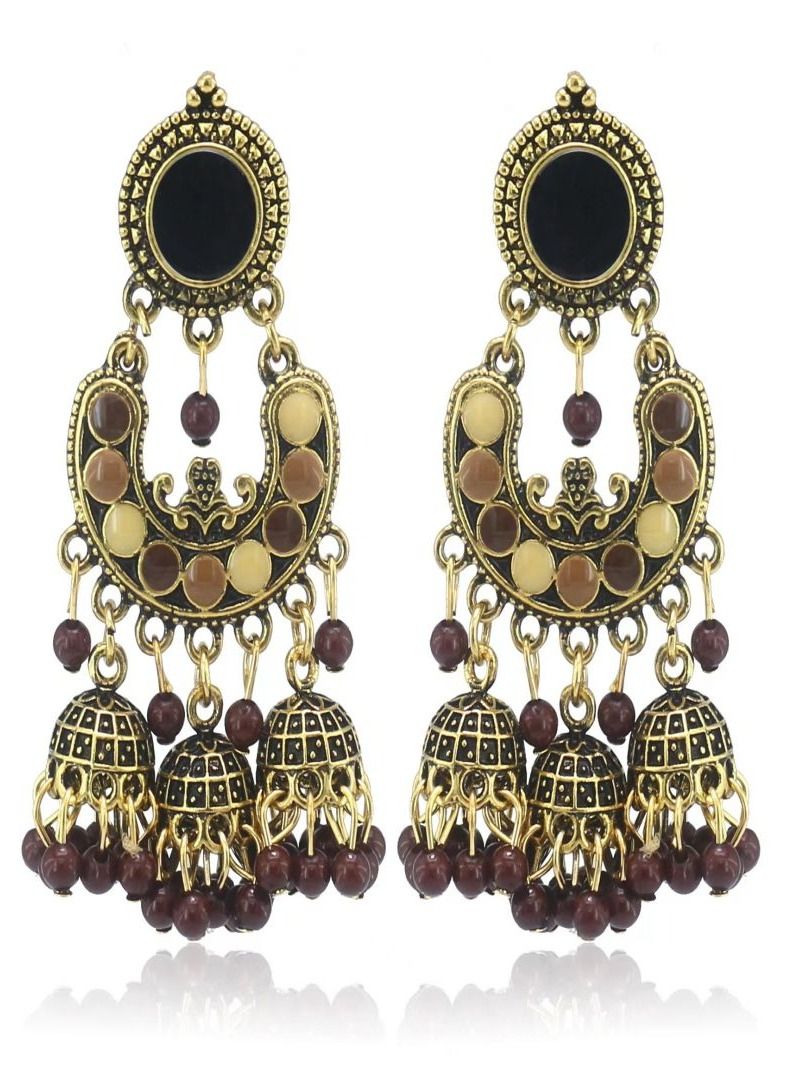 general Vintage Enamel Tassel Earrings 