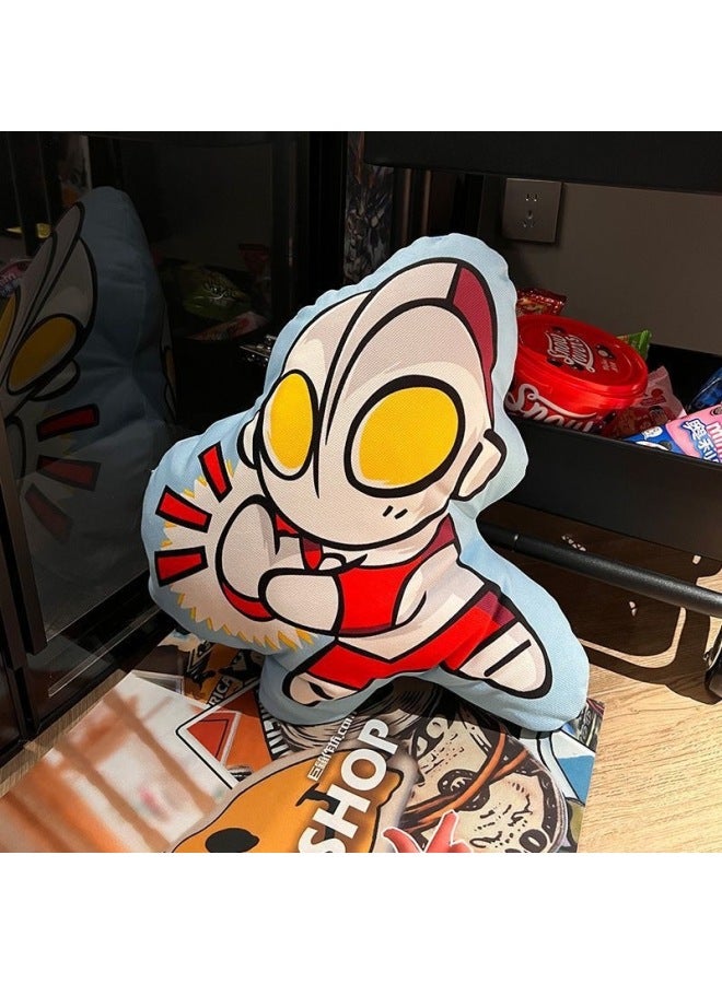 Cello Ultraman Doll Cute Alien Digabelia Pillow Pillow Terga Bed Sleeping Doll For Men-Color:laser Morphology-Height:45cm ] - Image 1