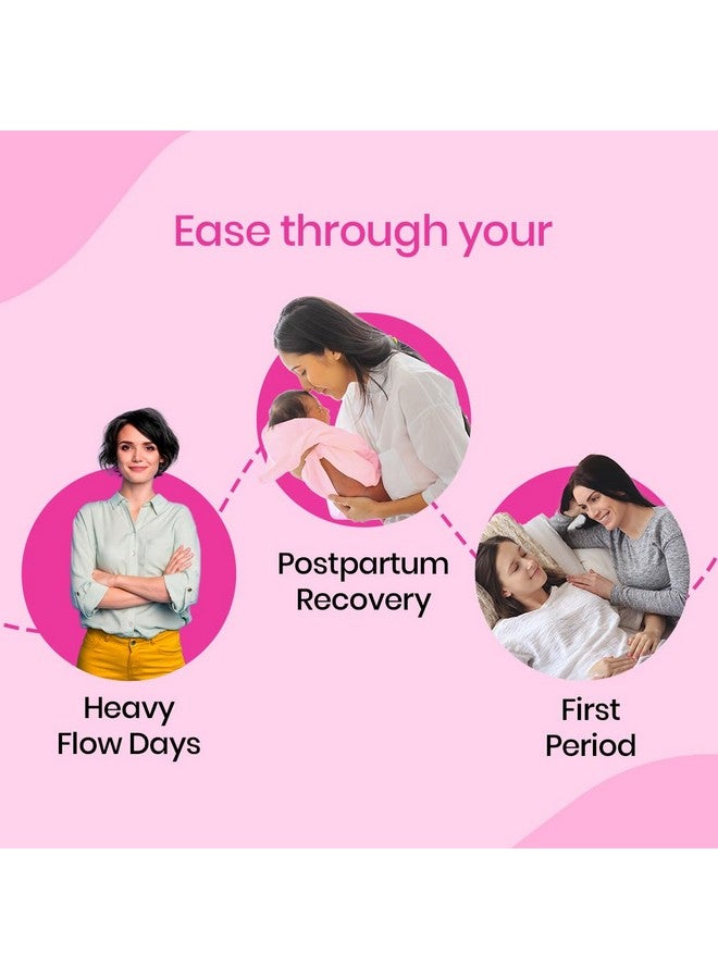 i-activ Period Panty For Women | M-L | Disposable Period Panties For Women Leak Proof | Maternity Pads For Heavy Flow Periods | Overnight 360 Degree Protection | Size-24" To 39" (Pack Of 10, M-L)  - Image 5