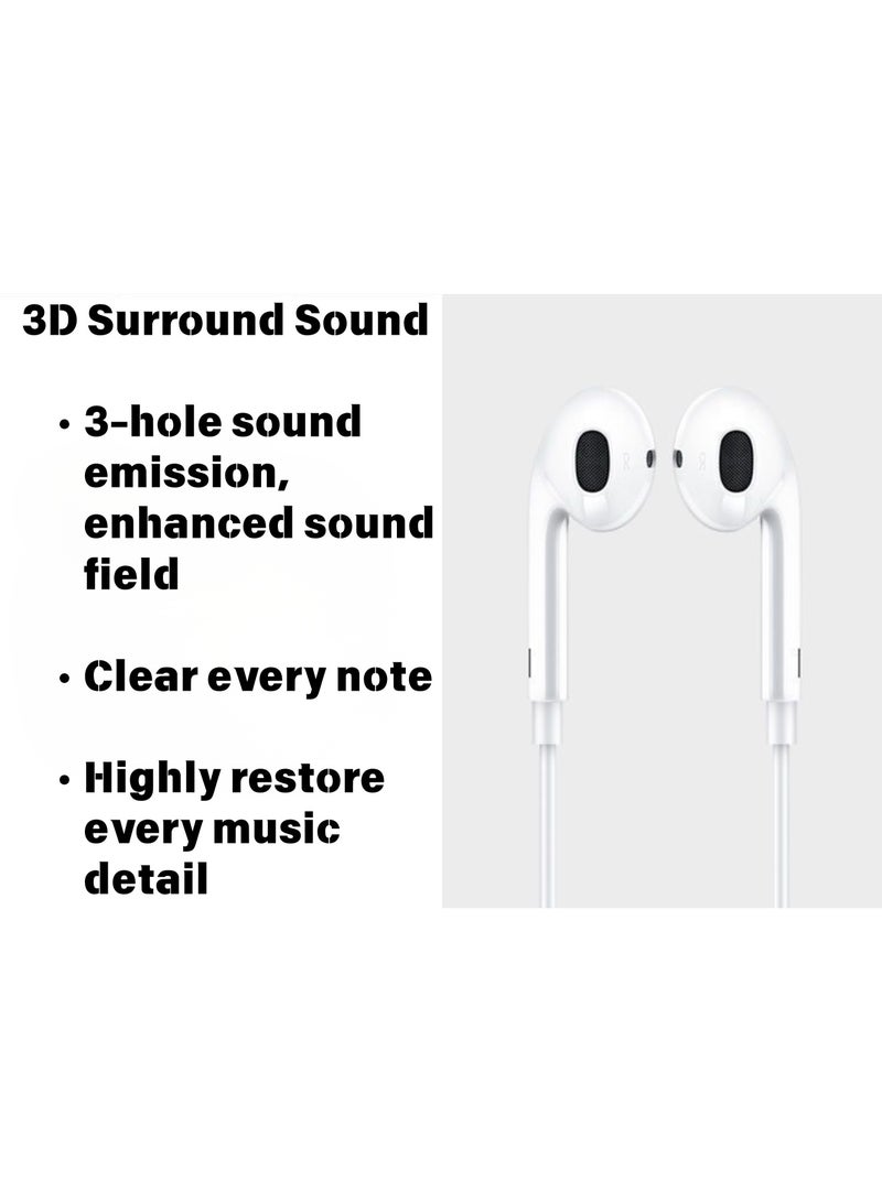 روك ROCK LK03 سماعات سلكية Lightning مخصصة لأجهزة Apple جودة صوت HiFi جهاز تحكم ثلاثي الأزرق ارتداء مريح - Image 3