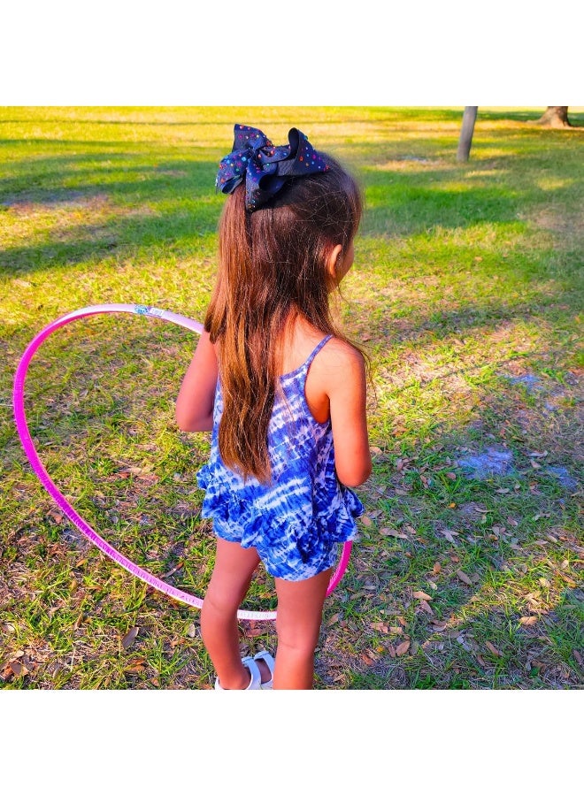 Worldly Finds Rhinestone Hair Bow Clip, 8 Inch, Black/Rhinestone, Large Hair Bows for Girls, Toddlers, Cheer Bows, Jumbo Hair Bows Gift, Big Bows for Hair Accessories - Image 3