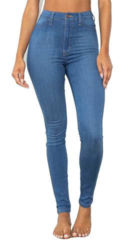 Vibrant Women’s Denim Skinny Jeans – Super Stretch High Waisted Classic Casual Slim Fit Pants VP88 MStone 7 - Image 1
