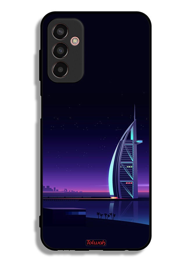 Tolwak Samsung Galaxy F13 Protective Case Cover Burj Arab Digital Art - Image 2