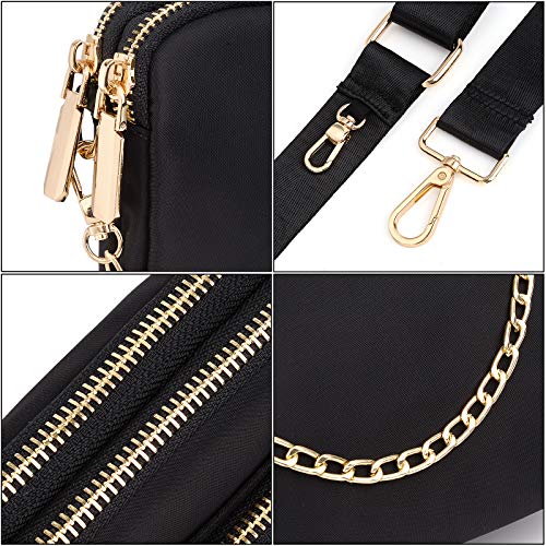 UTO Small Crossbody Bags for Women 3 in 1 Trendy Belt Purse Fashion Designer Mini Cute Sling Fanny Chest Pack - Image 4