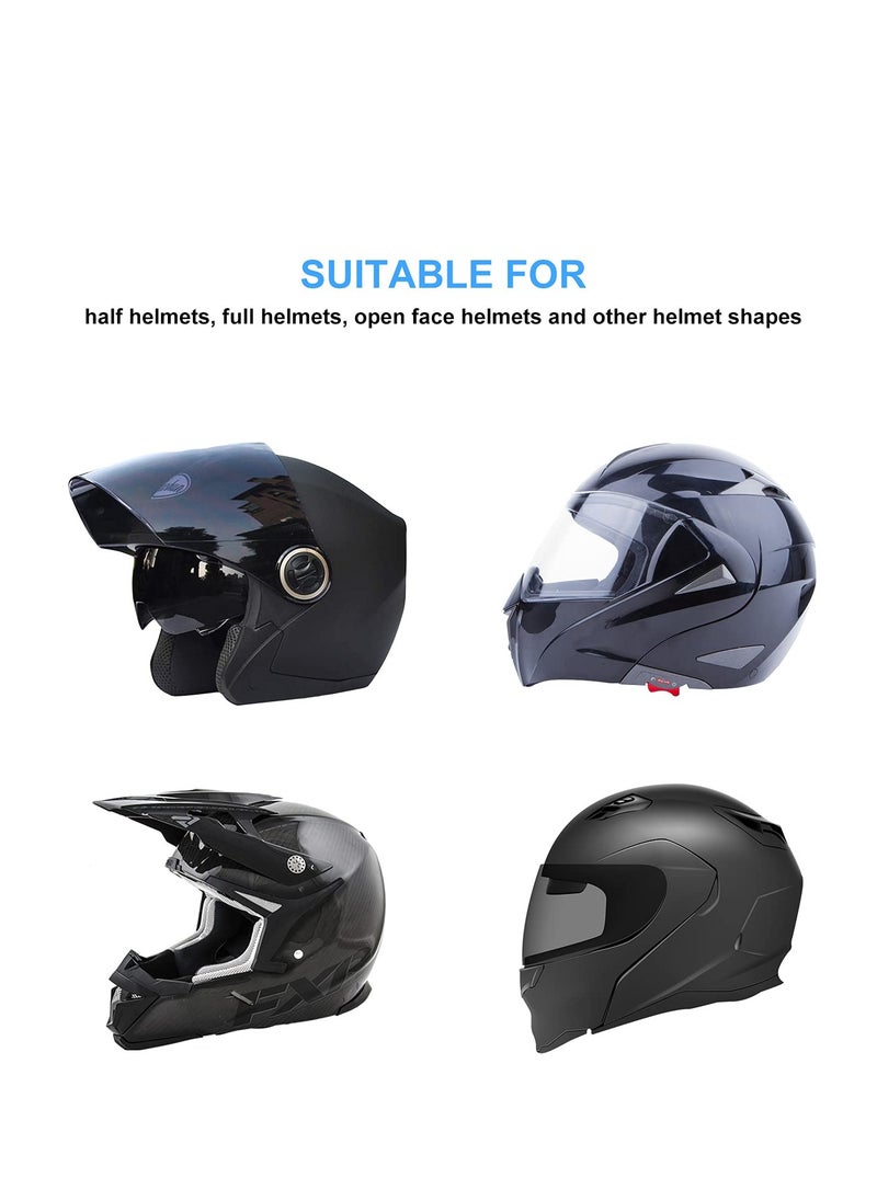Motorcycle Helmet Bluetooth Headset, HiFi Stereo Sound,Large Battery,Bluetooth Helmet Speakers with Calls Answer Automatically,Voice Assistant,IPX7 Waterproof, for Cycling/Skiing/Riding