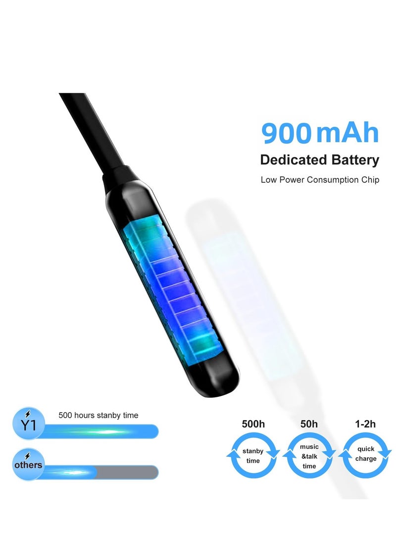 Motorcycle Helmet Bluetooth Headset, HiFi Stereo Sound,Large Battery,Bluetooth Helmet Speakers with Calls Answer Automatically,Voice Assistant,IPX7 Waterproof, for Cycling/Skiing/Riding