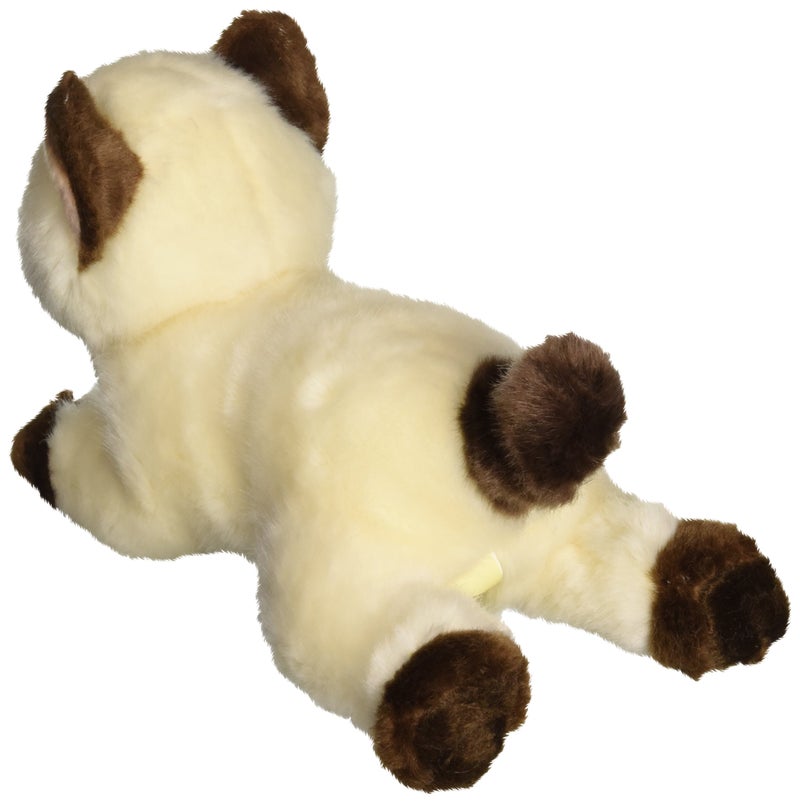AuroraÂ® Adorable MiyoniÂ® Siamese Cat Stuffed Animal - Lifelike Detail - Cherished Companionship - Brown 8 Inches - Image 2