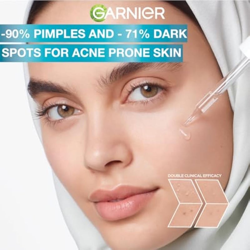 Garnier Skinactive Fast Clear Booster Face Serum, For Acne Prone Skin, With Salicylic Acid, 30ml - Image 4
