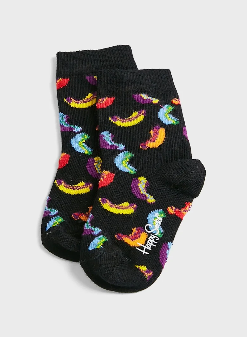 Happy Socks Kids Hotdog Socks