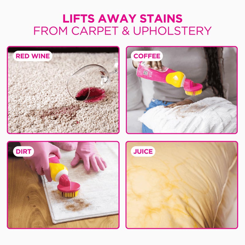 Stardrops The Pink Stuff Carpet & Upholstery Stain Remover, Oxi Cleaner with Scrubber, 16.9 fl oz - Image 5