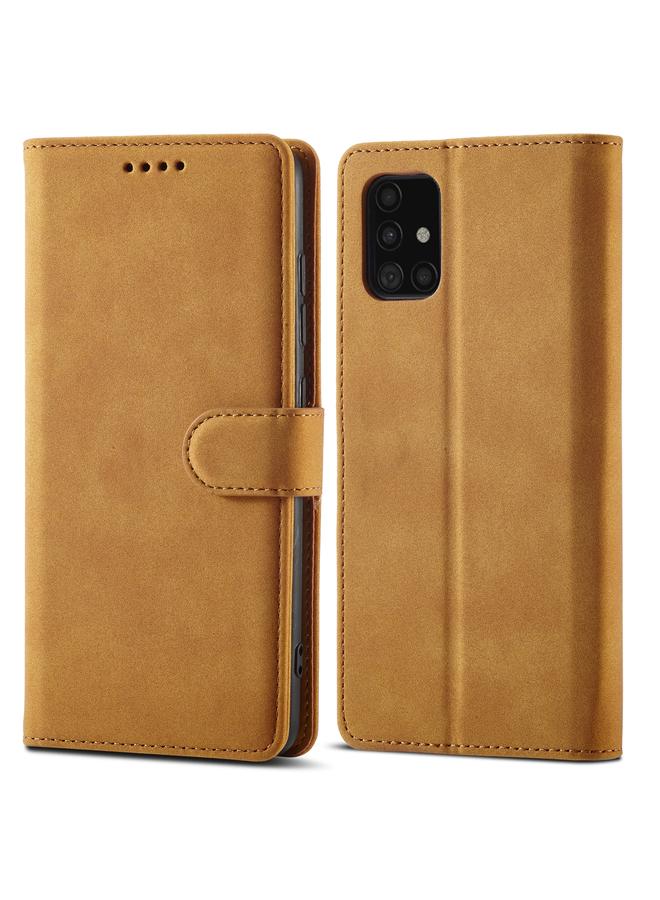 اس-توب جراب لهاتف Samsung Galaxy A81، جراب جلدي أفقي مضاد للسرقة مع حامل وفتحات للبطاقات ومحفظة - Image 1