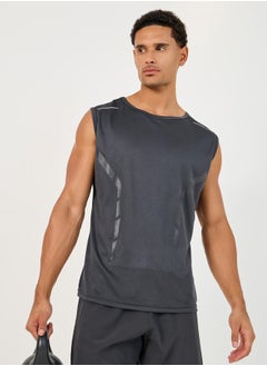 Styli Stretchable Drop Armhole Workout Tank  - Image 1